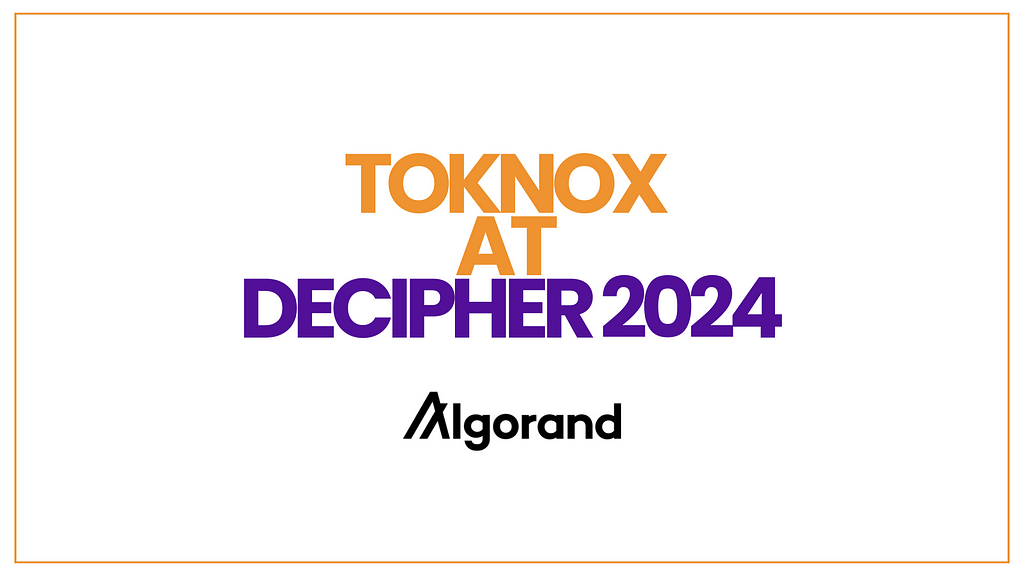 TokNox at Decipher 2024: designing the future of tokenization