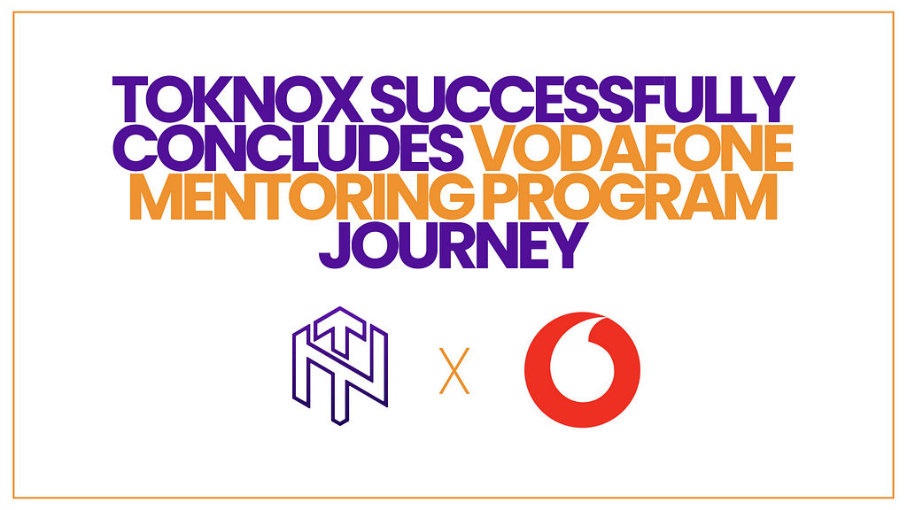 TokNox concludes successful participation in the Vodafone Mentoring Program